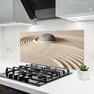 Küchenrückwand Spritzschutz Sand Stein Kunst