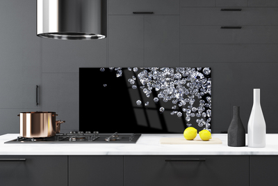 Küchenrückwand Spritzschutz Diamanten Kunst