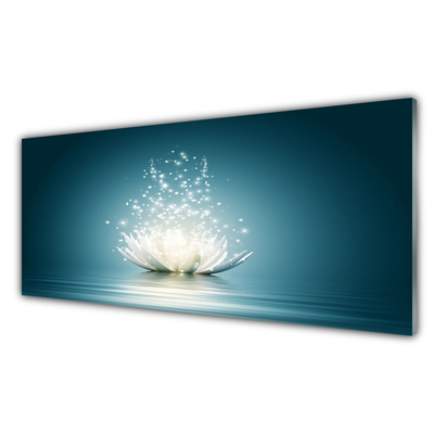Küchenrückwand Spritzschutz Lotosblume Blüte Pflanzen