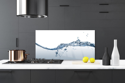 Küchenrückwand Spritzschutz Wasser Kunst