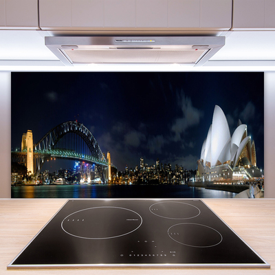 Küchenrückwand Spritzschutz Sydney Brücke Stadt Architektur