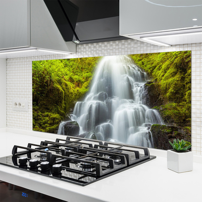 Küchenrückwand Spritzschutz Wasserfall Natur