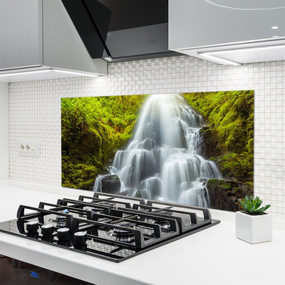 Küchenrückwand Spritzschutz Wasserfall Natur