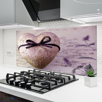 Küchenrückwand Spritzschutz Herz Kunst