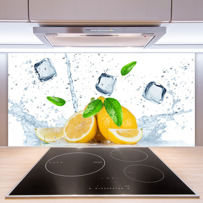 Küchenrückwand Spritzschutz Limette Eiswürfel Küche
