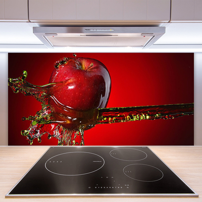 Küchenrückwand Spritzschutz Apfel Wasser Küche