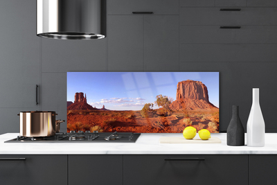 Küchenrückwand Spritzschutz Wüste Landschaft