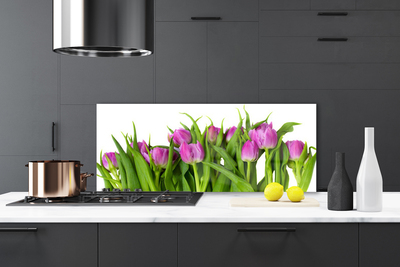 Küchenrückwand Spritzschutz Tulpen Pflanzen