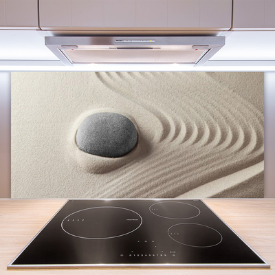 Küchenrückwand Spritzschutz Sand Steine Kunst