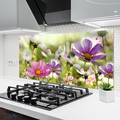 Küchenrückwand Fliesenspiegel Blumen Natur