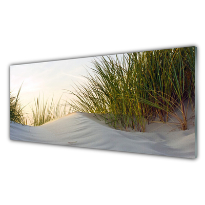 Küchenrückwand Fliesenspiegel Sand Gras Landschaft