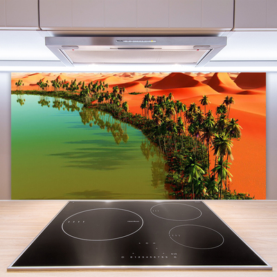 Küchenrückwand Fliesenspiegel Bucht Bäume Wüste Landschaft