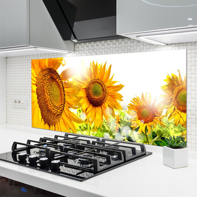 Küchenrückwand Fliesenspiegel Sonnenblumen Pflanzen