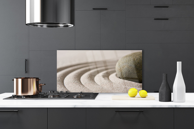 Küchenrückwand Fliesenspiegel Sand Stein Kunst