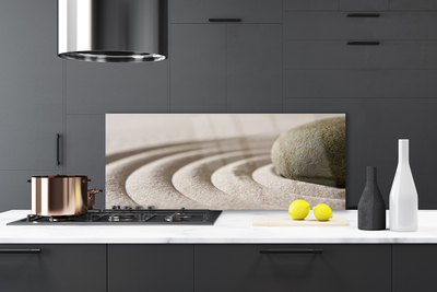 Küchenrückwand Fliesenspiegel Sand Stein Kunst