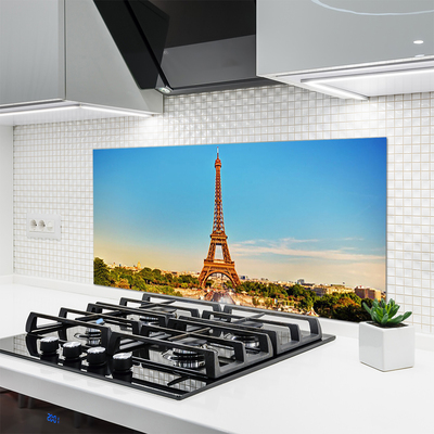 Küchenrückwand Fliesenspiegel Eiffelturm Architektur