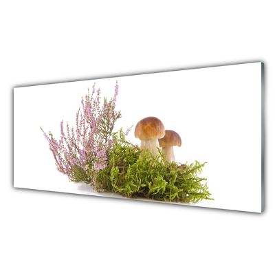 Küchenrückwand Fliesenspiegel Pilze Pflanzen