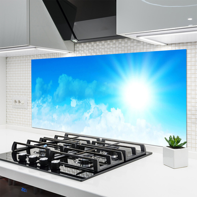 Küchenrückwand Fliesenspiegel Sonne Himmel Landschaft