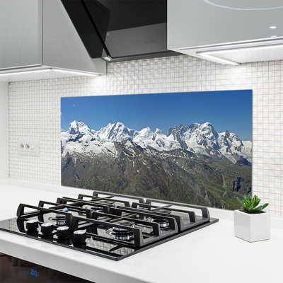 Küchenrückwand Fliesenspiegel Gebirge Landschaft