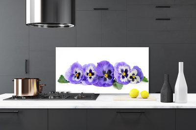 Küchenrückwand Fliesenspiegel Blumen Blätter Pflanzen