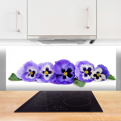 Küchenrückwand Fliesenspiegel Blumen Blätter Pflanzen