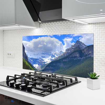 Küchenrückwand Fliesenspiegel Gebirge Landschaft