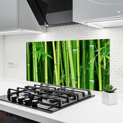 Küchenrückwand Fliesenspiegel Bambusrohre Pflanzen