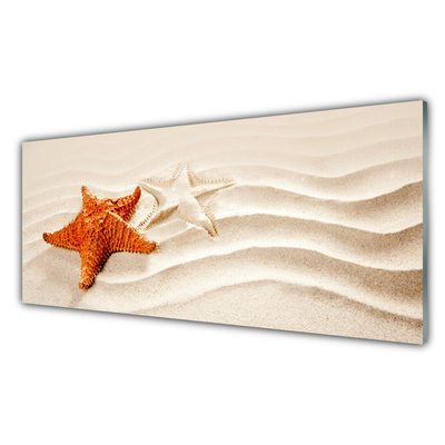 Küchenrückwand Fliesenspiegel Seesterne Sand Kunst