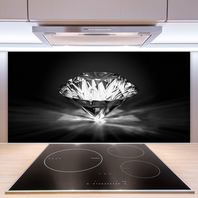 Küchenrückwand Fliesenspiegel Diamant Kunst