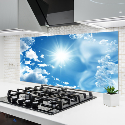 Küchenrückwand Fliesenspiegel Himmel Sonne Landschaft
