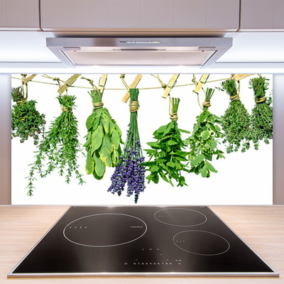 Küchenrückwand Fliesenspiegel Blumen Blätter Pflanzen