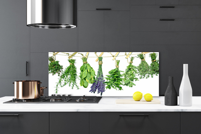 Küchenrückwand Fliesenspiegel Blumen Blätter Pflanzen