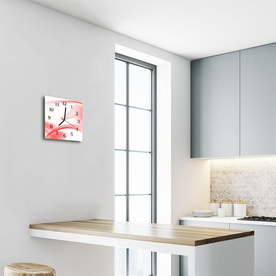 Glasuhr Küchenuhr Abstrakte Kunst