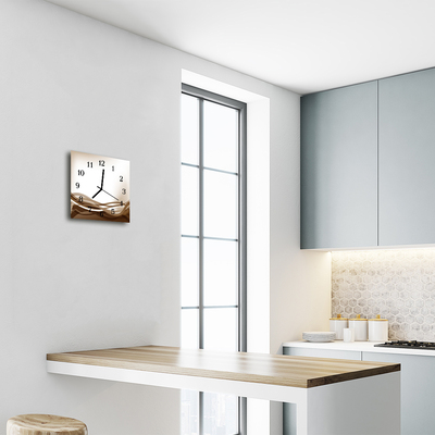 Glasuhr Küchenuhr Abstrakte Linien