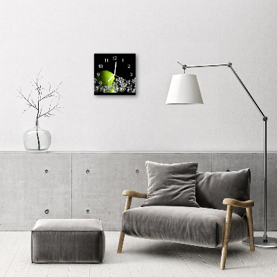 Glasuhr Küchenuhr Limette