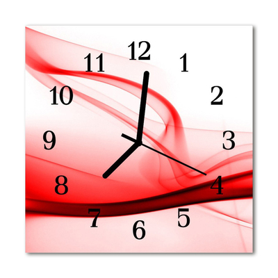 Glasuhr Küchenuhr Abstrakte Linien