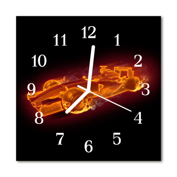 Glasuhr Küchenuhr Wagen
