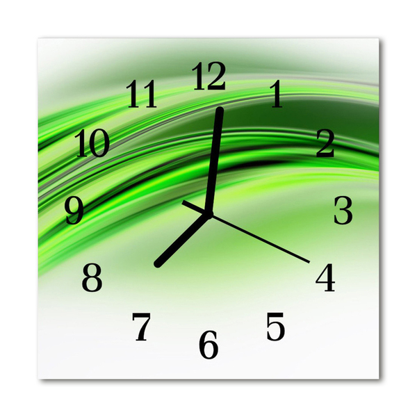 Glasuhr Küchenuhr Abstrakte Kunst