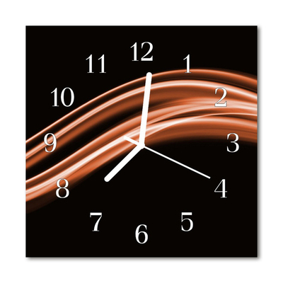 Glasuhr Küchenuhr Abstrakte Linien