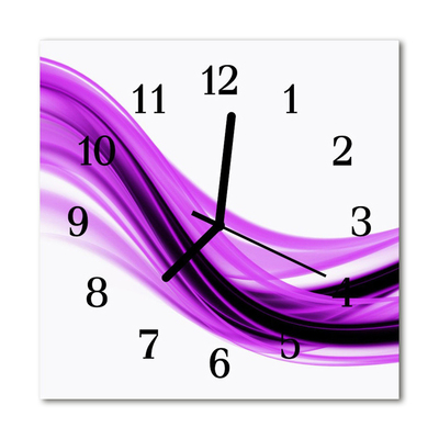 Glasuhr Küchenuhr Abstrakte Kunst