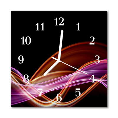 Glasuhr Küchenuhr Abstrakte Kunst