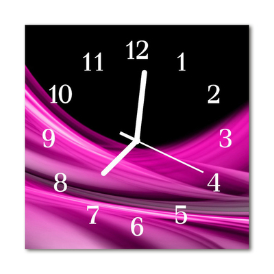 Glasuhr Küchenuhr Abstrakte Linien