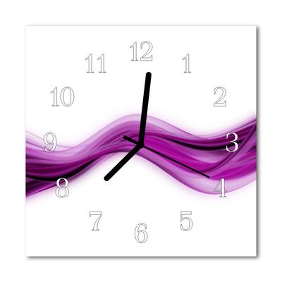 Glasuhr Küchenuhr Abstrakte Linien