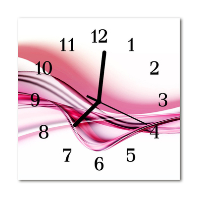 Glasuhr Küchenuhr Abstrakte Kunst