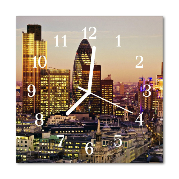Glasuhr Küchenuhr London