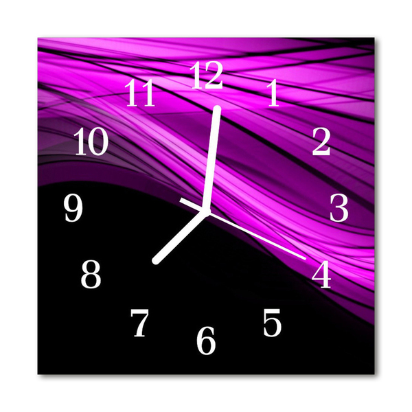 Glasuhr Küchenuhr Abstraktes
