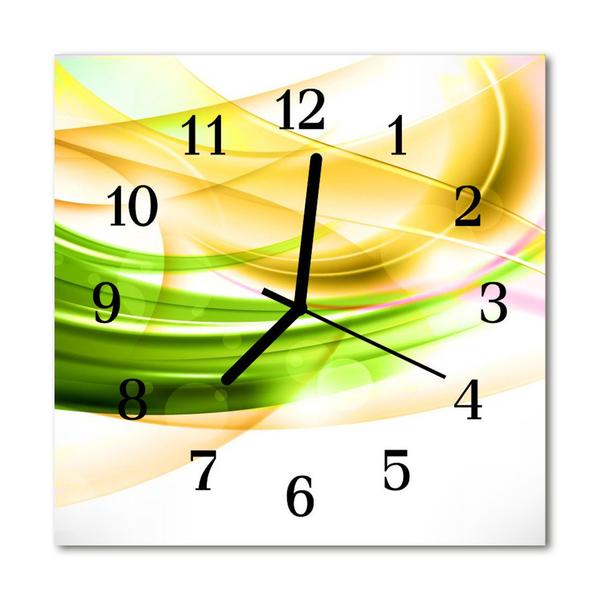 Glasuhr Küchenuhr Abstraktes