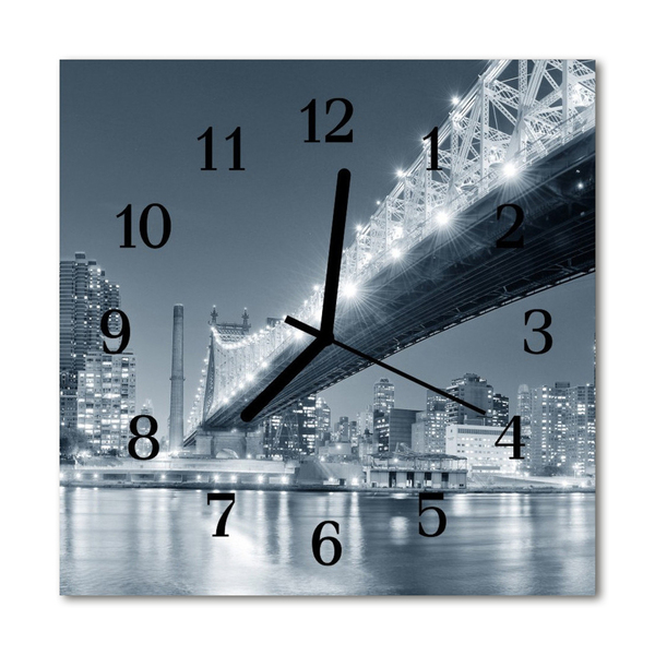 Glasuhr Küchenuhr Brücke