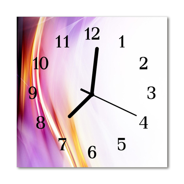 Glasuhr Küchenuhr Abstraktes