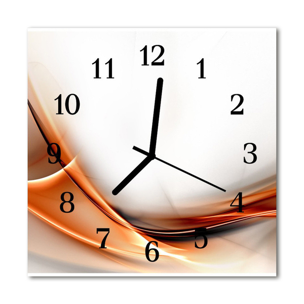 Glasuhr Küchenuhr Abstraktes